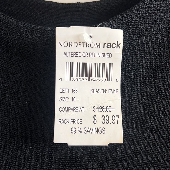 Black and white gorgeous dress for business or parties size Small - Picture 3 of 4